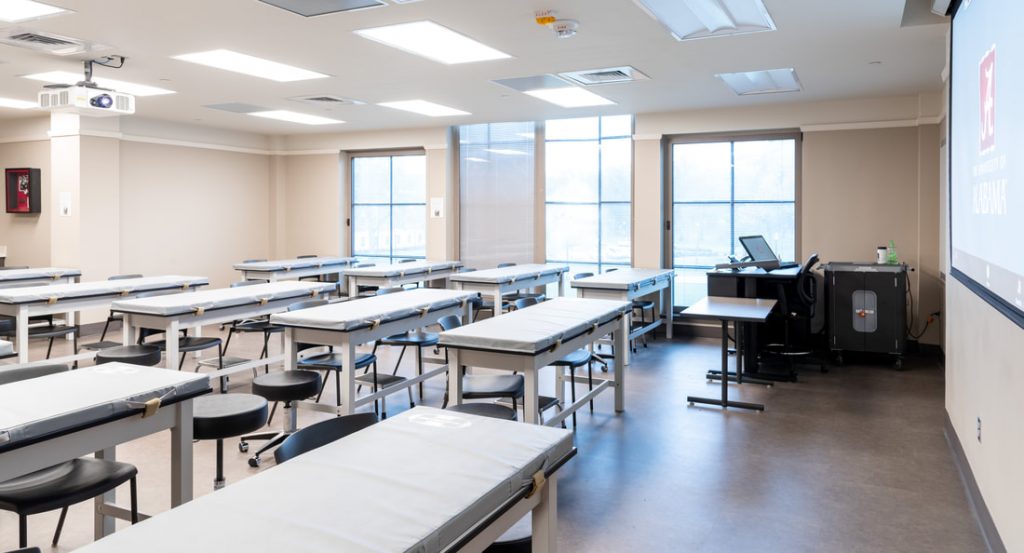 Capital Hall Athletic Training classroom