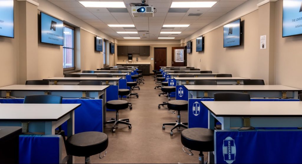 Capital Hall Athletic Training classroom